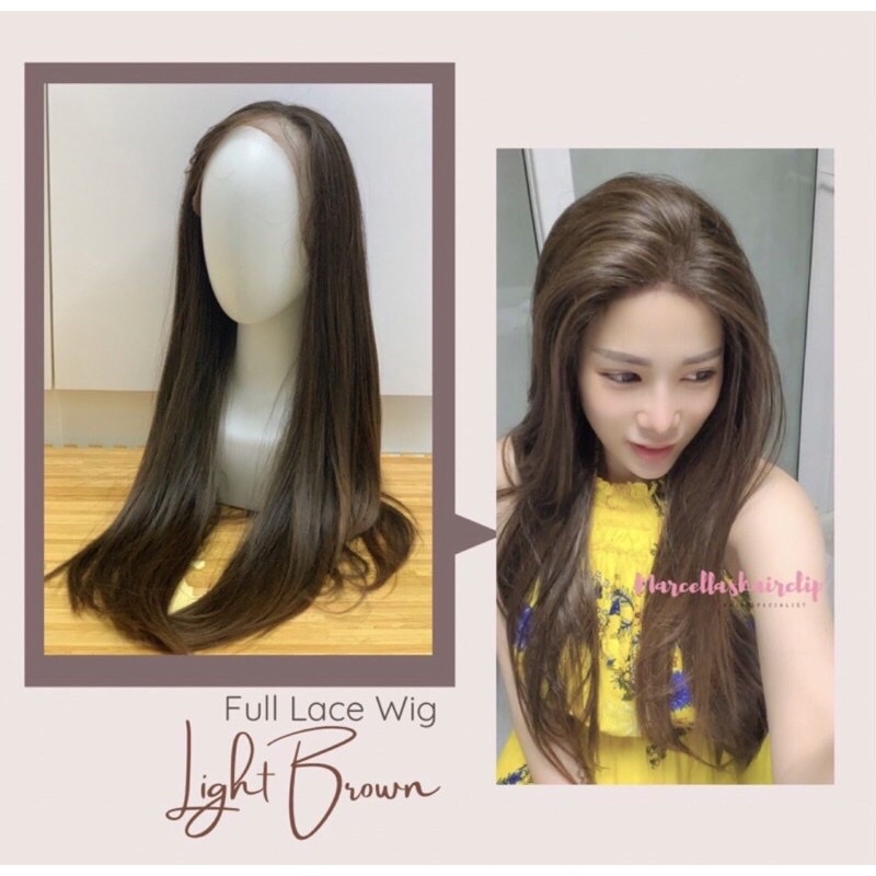 Wig rambut palsu FULL LACE Akemi Marcellashop preloved