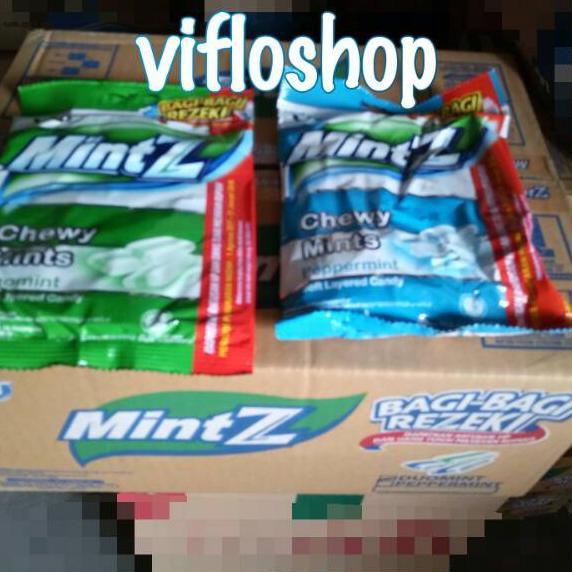 

(BIG SALE) !! 346STA Permen Mintz (Chewy Mintz) Peppermint & doublemint Kemasan 125 gram