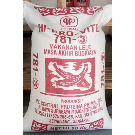 Pelet Ikan HI-PRO-VITE 781-3 Pellet Benih Bibit Lele Gurame Nila 1kg