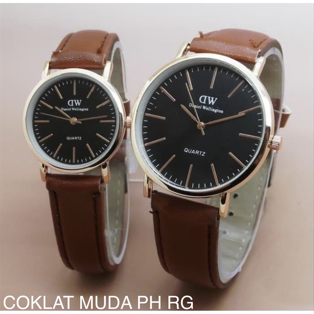 ✅COD JAM TANGAN COUPLE KULIT IMPORT GROSIR MURAH PREMIUM PRIA WANITA QUARTZ C19 C20