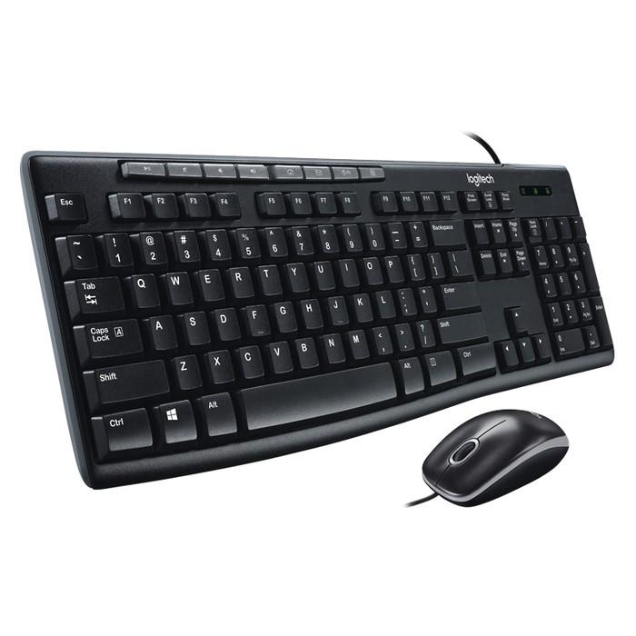 LOGITECH MK-200 Keyboard Mouse USB MK200 - Garansi Resmi