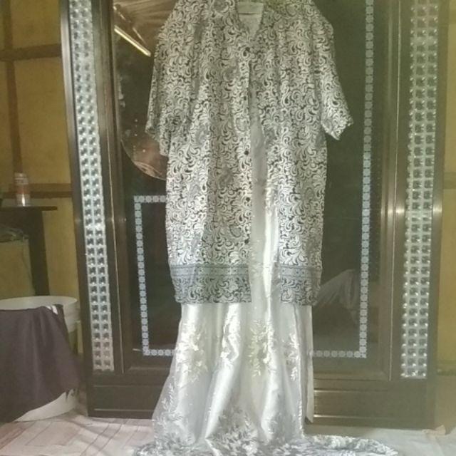 Gamis Batik Couple Pria Wanita Kondangan Seragam Pesta