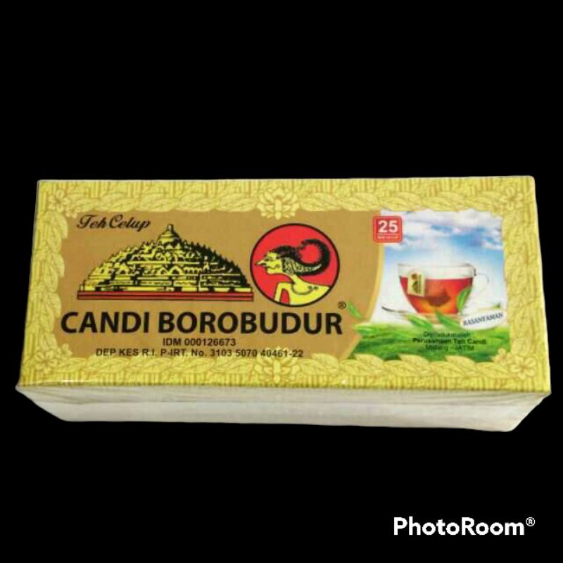 Teh Candi Borobudur Kotak Celup Kemasan (25 pcs)