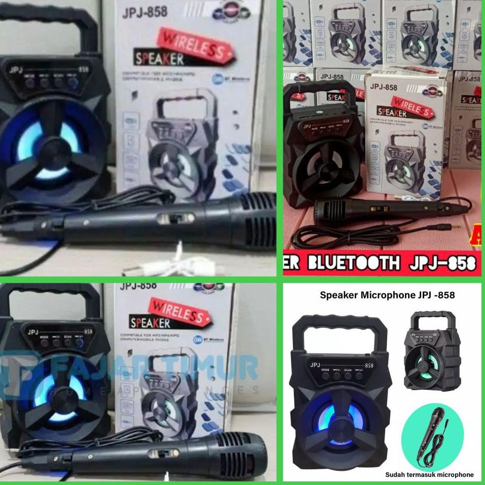Sudah READY.. HARGA PABRIK SPEAKER BLUETOOTH JPJ 858 + MIC