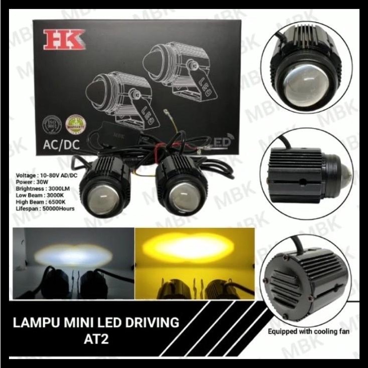 Lampu Tembak Laser Gun D2 Bullaes - Foglamp Mini Laser Gun D2 Bullaes