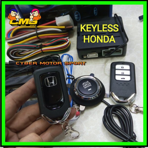 Keyless smart honda brio sistem mobil tanpa kunci remot otomatis .