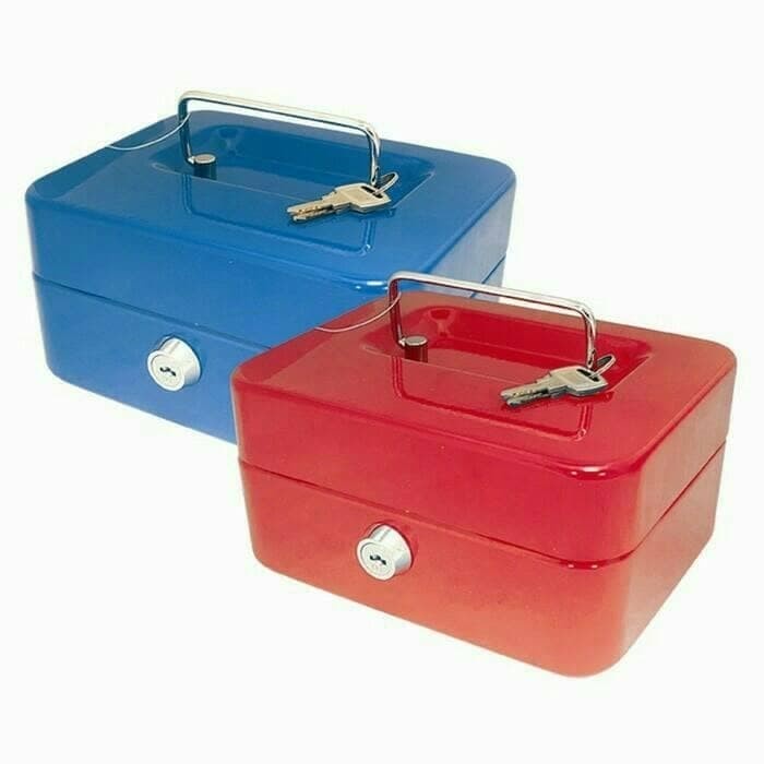 Brankas Besi Metal Kecil / Cash Box Kecil 15x12x8cm