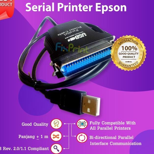Kabel USB to LPT Converter Cable Printer Epson LX300+ LQ2180 LQ2190