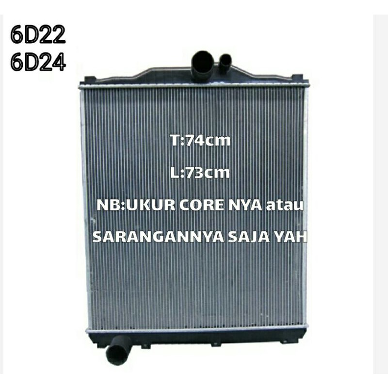 RADIATOR MITSUBISHI SUPERGREAT FUSO 6D24 6D22 6D20