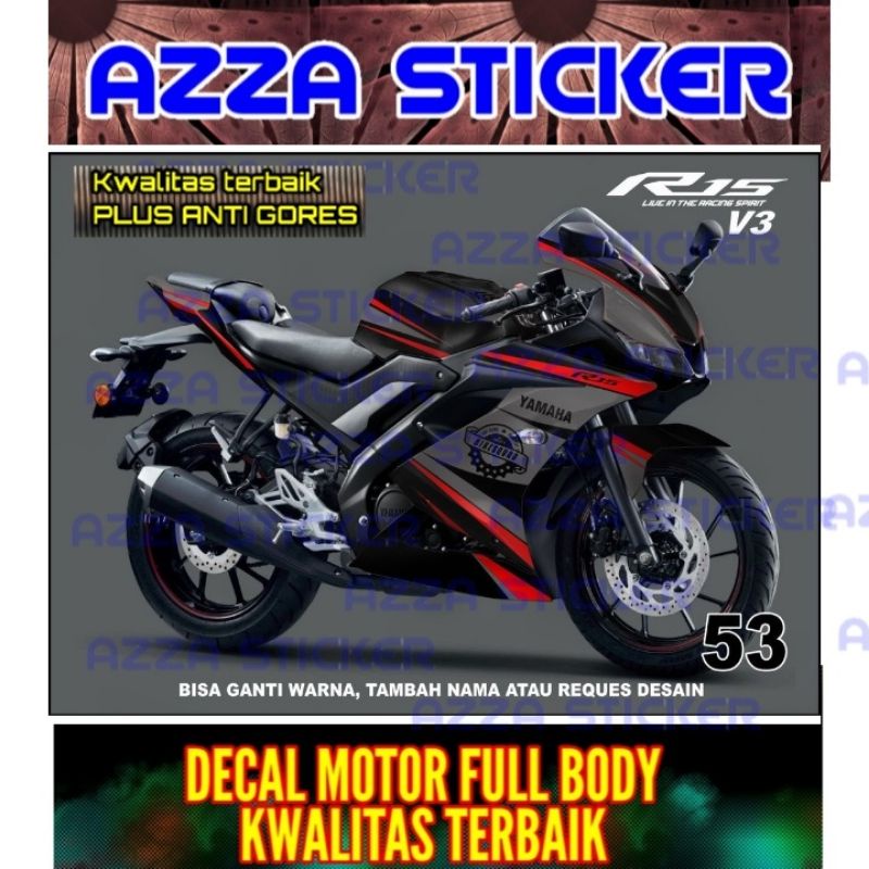 Sticker decal CBR 150R Facelift Full Body dekal CBR 150R Facelift Stiker Decal CBR 150R Facelift Dec