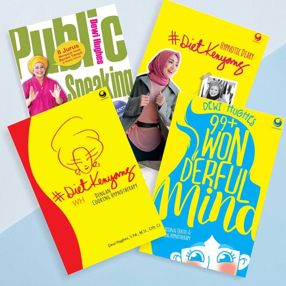 

[KODE G0DMB] Buku DEWI HUGHES ; Diet Kenyang, 99+ wonderful mind, public speaking for kids, Hypnotic Diary