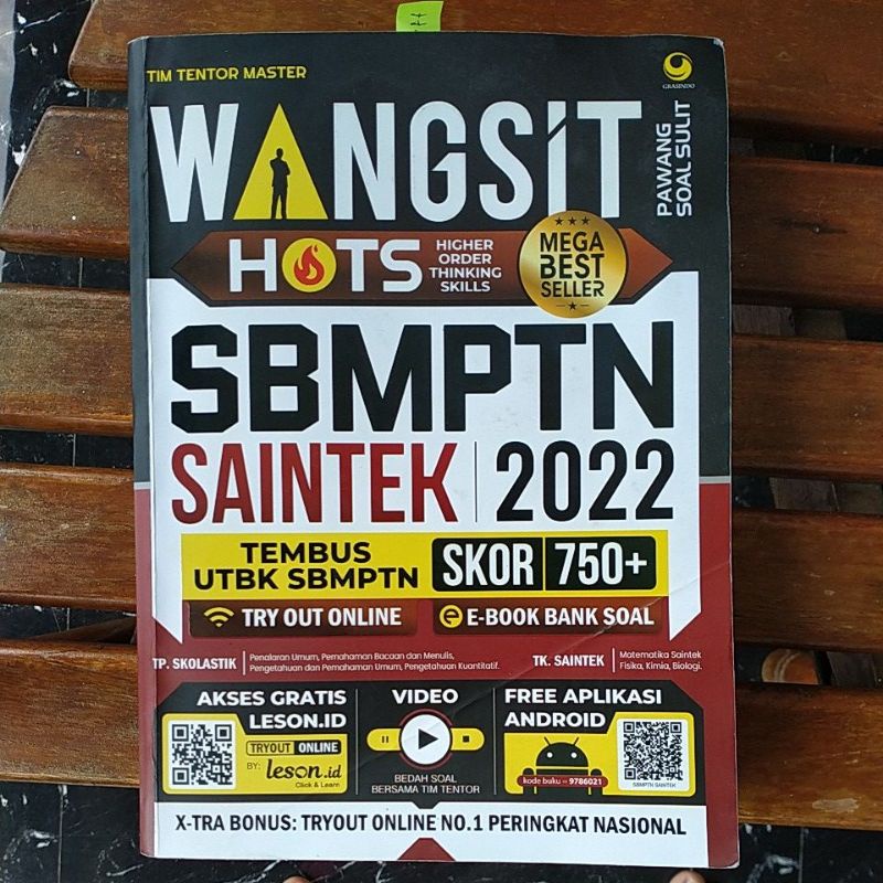 WANGSIT SBMPTN Saintek 2022 preloved
