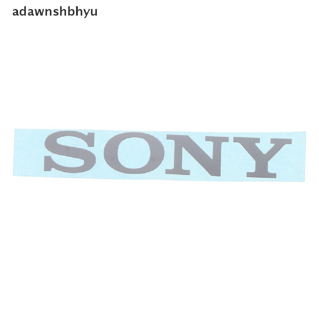 Adawnshbhyu Stiker Label Logo Silver Kamera Audio Handphone Komputer Logo Logam Untuk SONY