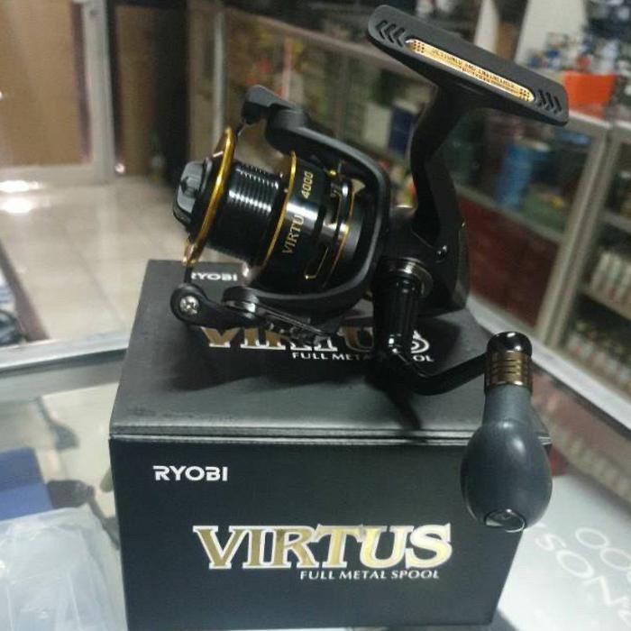 alat pancing mantul habis Reel Ryobi Virtus 4000 Power Handle Original