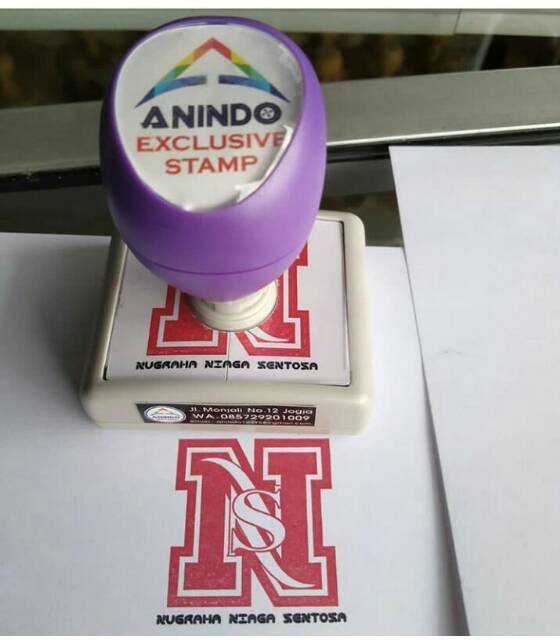 

HJK Karet stempel warna berkwalitas lembut dan tidak keras cepat resap tinta