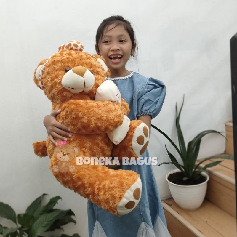 Boneka Beruang Teddy Bear Besar Peluk Bantal