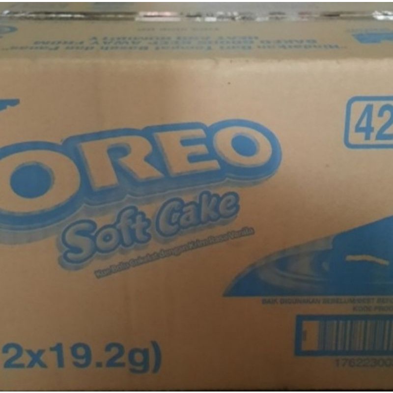 

Oreo soft cake oreo bolu 1 karton 12pack x 12pcs