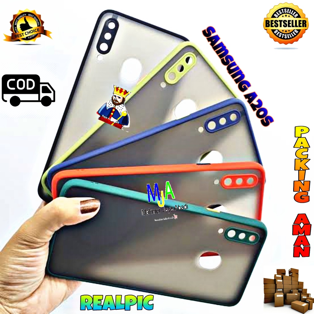 SOFTCASE SAMSUNG GALAXY A20S - CASE MATTE FULL COLOUR MY CHOICE BUMPER CASE PELINDUNG KAMERA