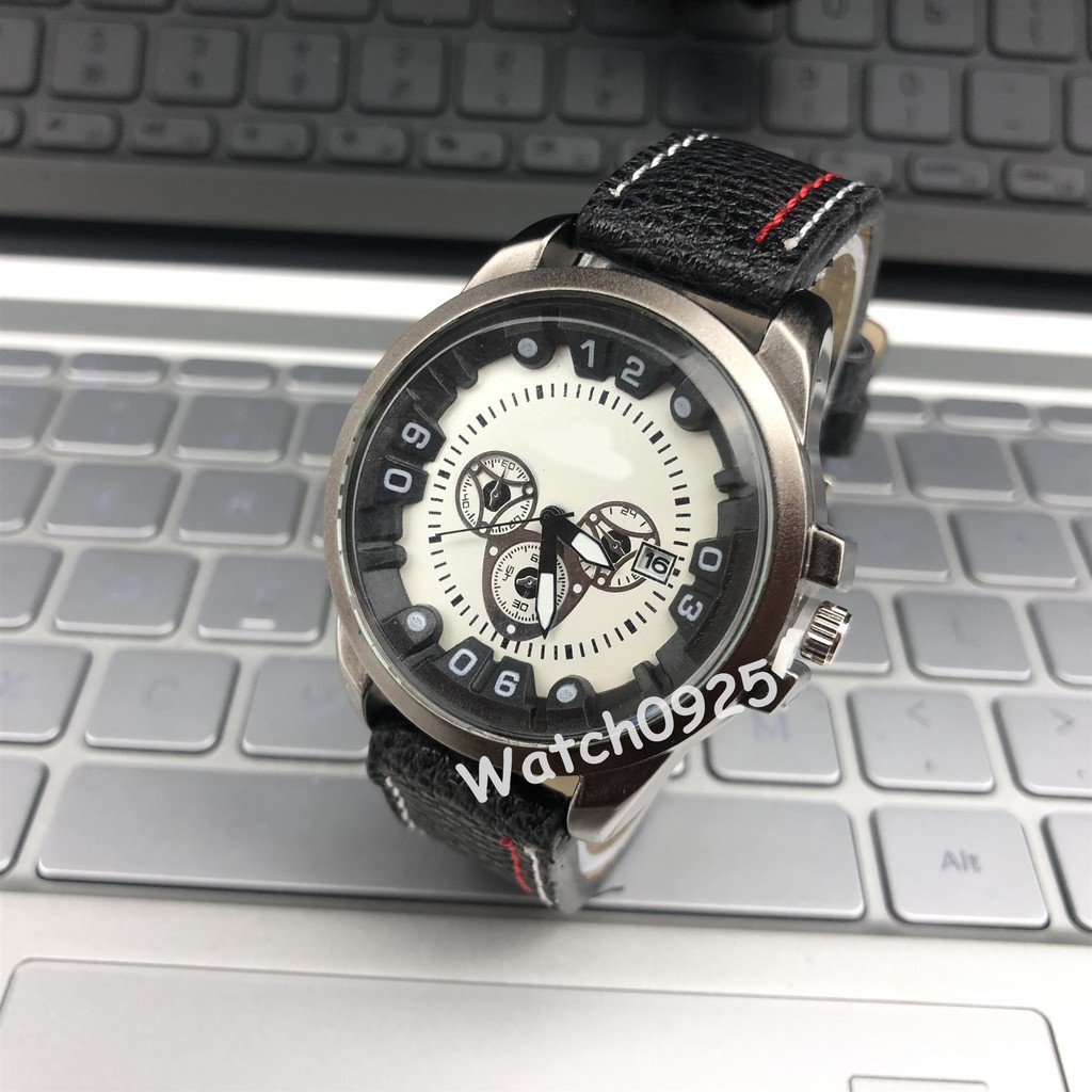 ✅[COD] Jam Tangan Pria Kulit vios murah import grosir premium arloji pria Analog men watch M82