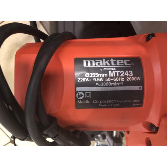 MESIN POTONG BESI 14" MAKTEC MT 243 / CUT OFF MAKTEC MT 243