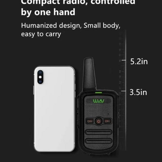 Best Seller.. WLN C51/C50 HT Mini Wln Two-Way Radio Walkie Talkie  sipil daya tinggi walkie-talkie g