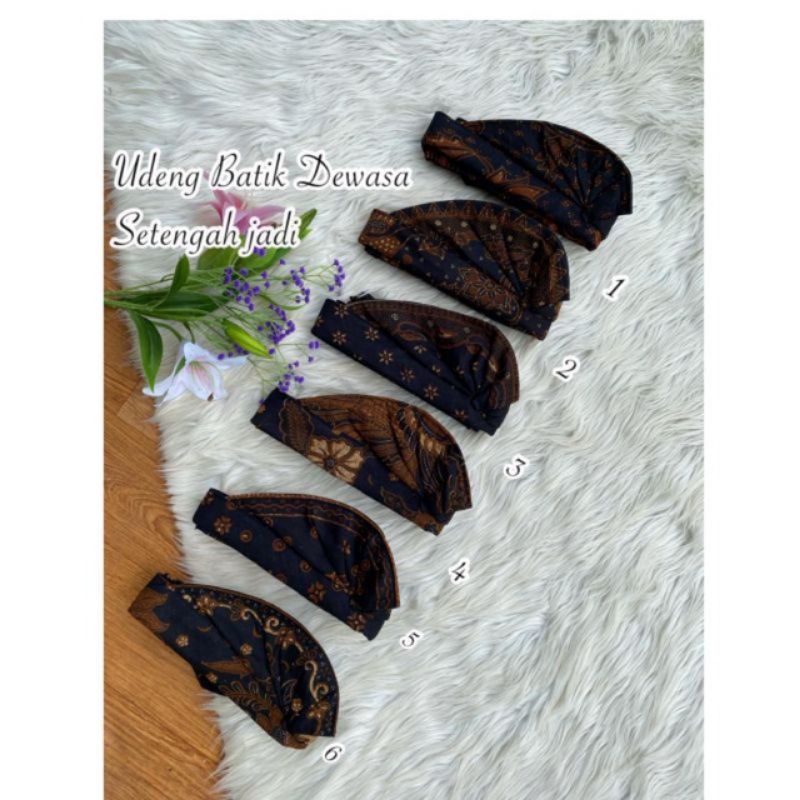 Udeng batik setengah jadi/udeng Bali /udeng Bali murah /udeng batik bagus