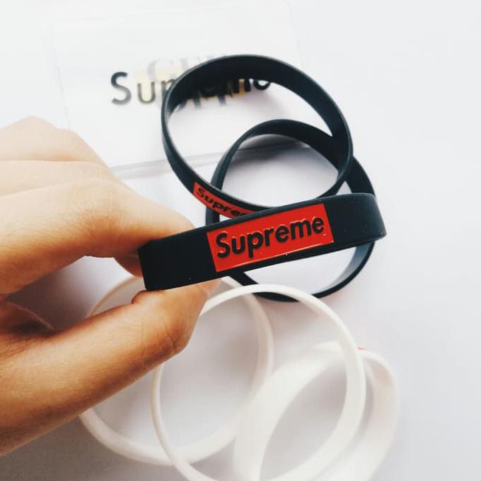 BRACELET SUPREME GELANG TANGAN PRIA ORIGINAL SUPREME BASKET