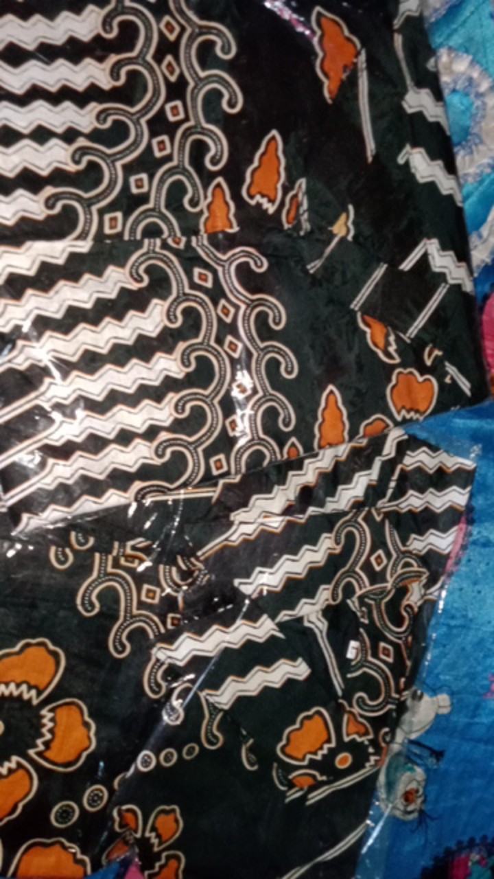 Batik Couple Gamis Maura Couple - Sania Ruffle Batik Couple Ori Ndoro Jowi Dnt Garansi Termurah