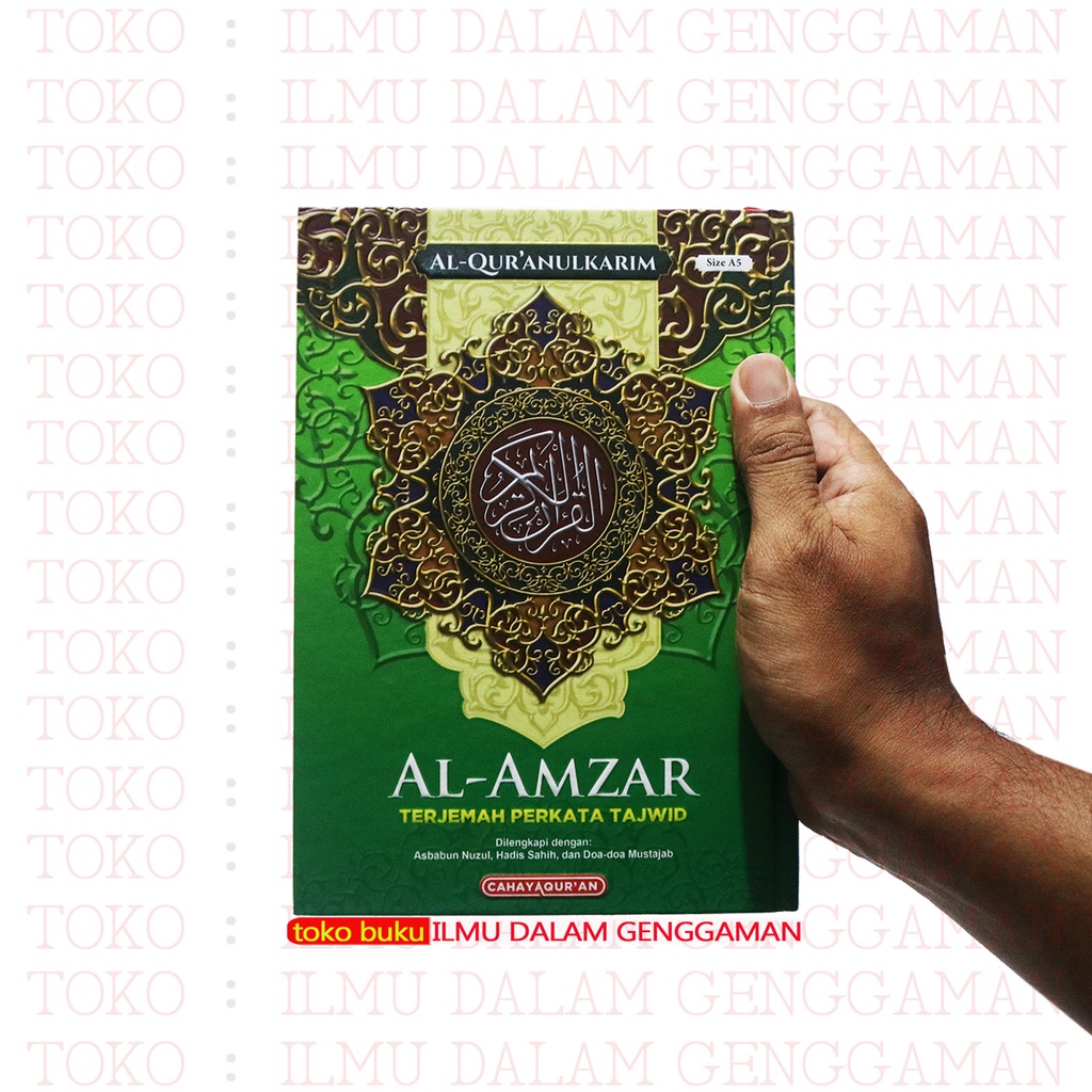 HIJAU - Al Quran Al Amzar Terjemah Perkata Tajwid Al Amzar A5 HC - Cahaya Quran ORIGINAL