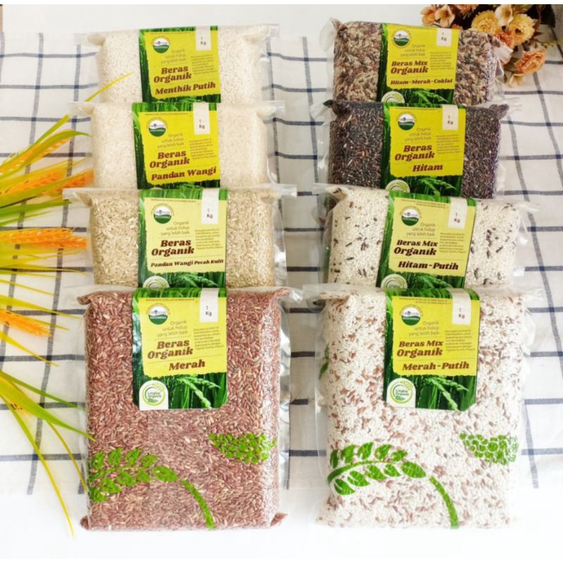 

Beras Organik Lingkar Organik 1kg|Menu MPASI|Banjarmasin