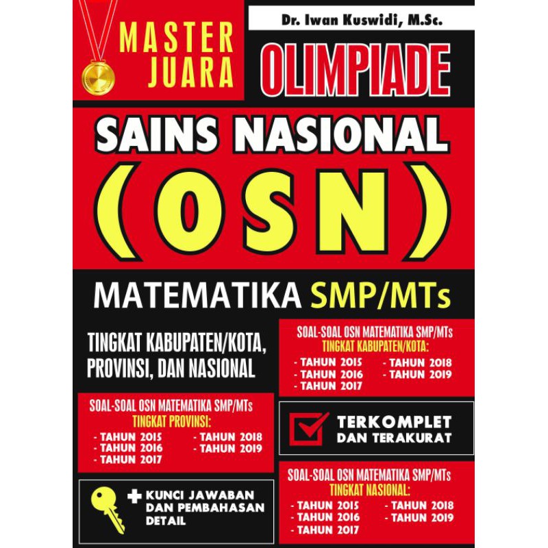 Buku Master Juara Olimpiade Sains Nasional Osn Matematika Smp Mts Shopee Indonesia
