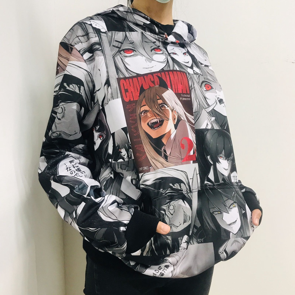 Hoodie Yandere Chainsaw Man Fullprint