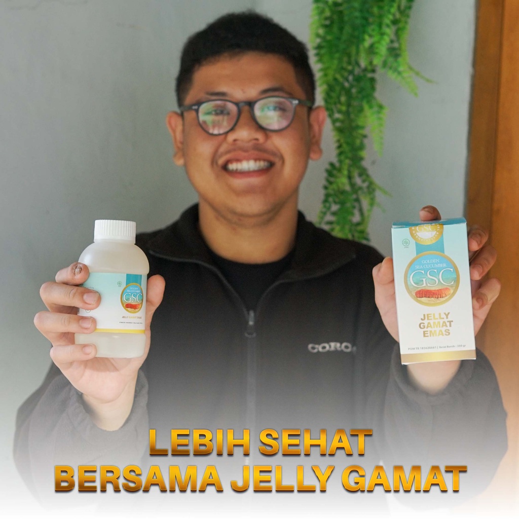 JELLY GAMAT GSC HERBAL SUPLEMEN HALAL SUDAH TERDAFTAR BPOM