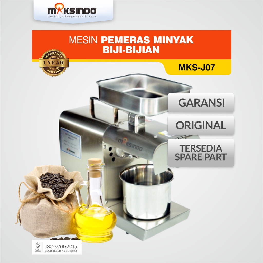 Mesin Pemeras Minyak Biji-Bijian MKS-J07