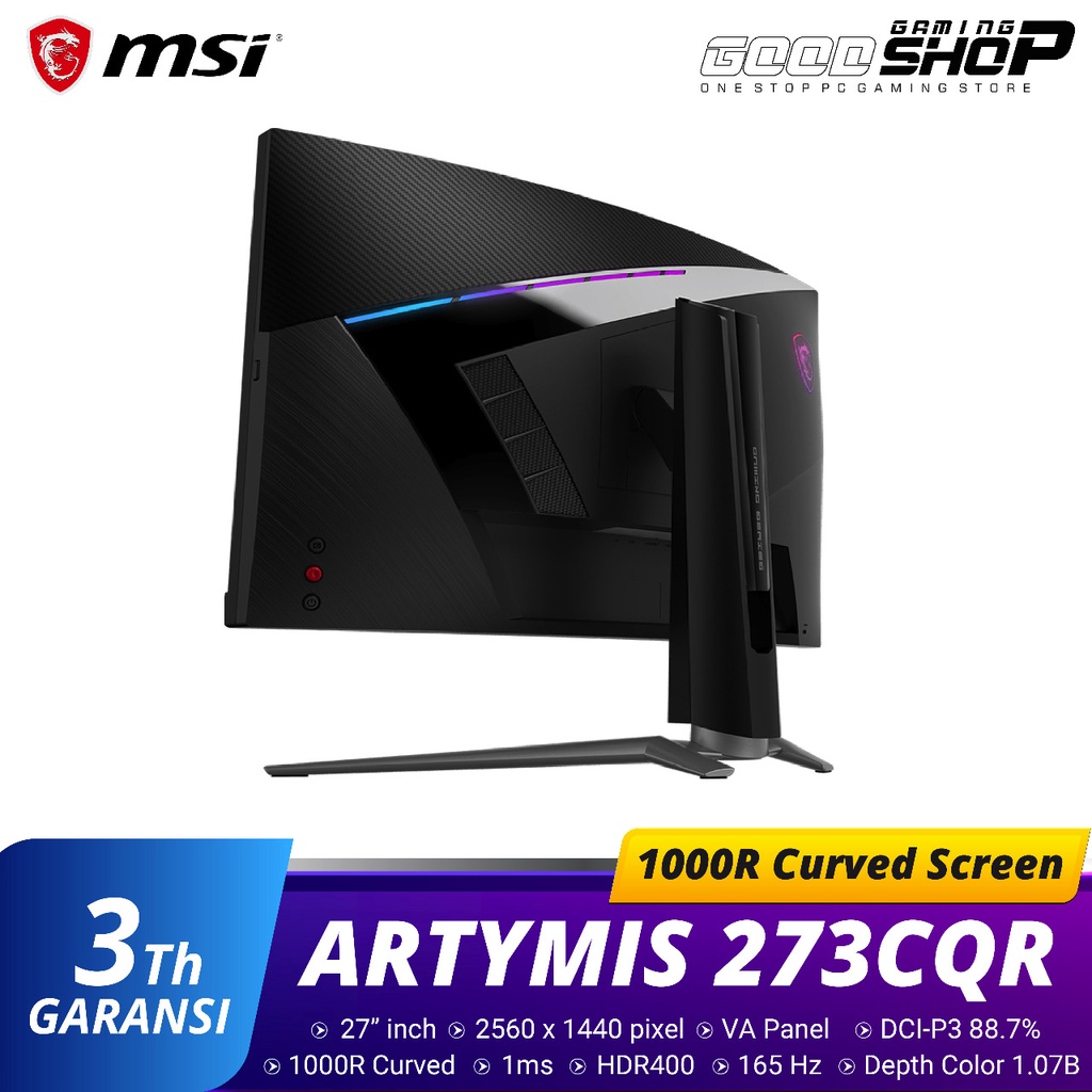MSI MPG ARTYMIS 273CQR Curved Screen WQHD - Gaming Monitor