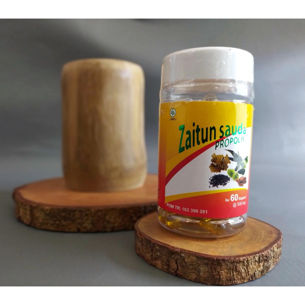 Zaitun Sauda Propolis Zaitun + Habbatussauda + Propolis 60 kapsul Halal Herbal Sunnah Biidznillah