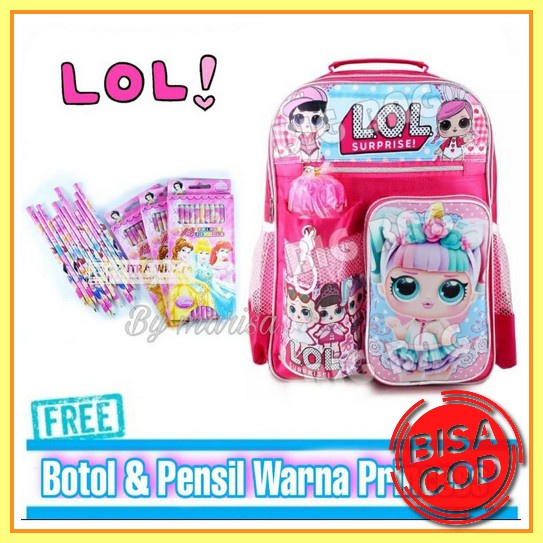 Tas  Original Korea Model Terbaru/Tas Anak Sekolah Sd Smp Sma Kuliah Marisa Tas Anak Lol Premium Gra