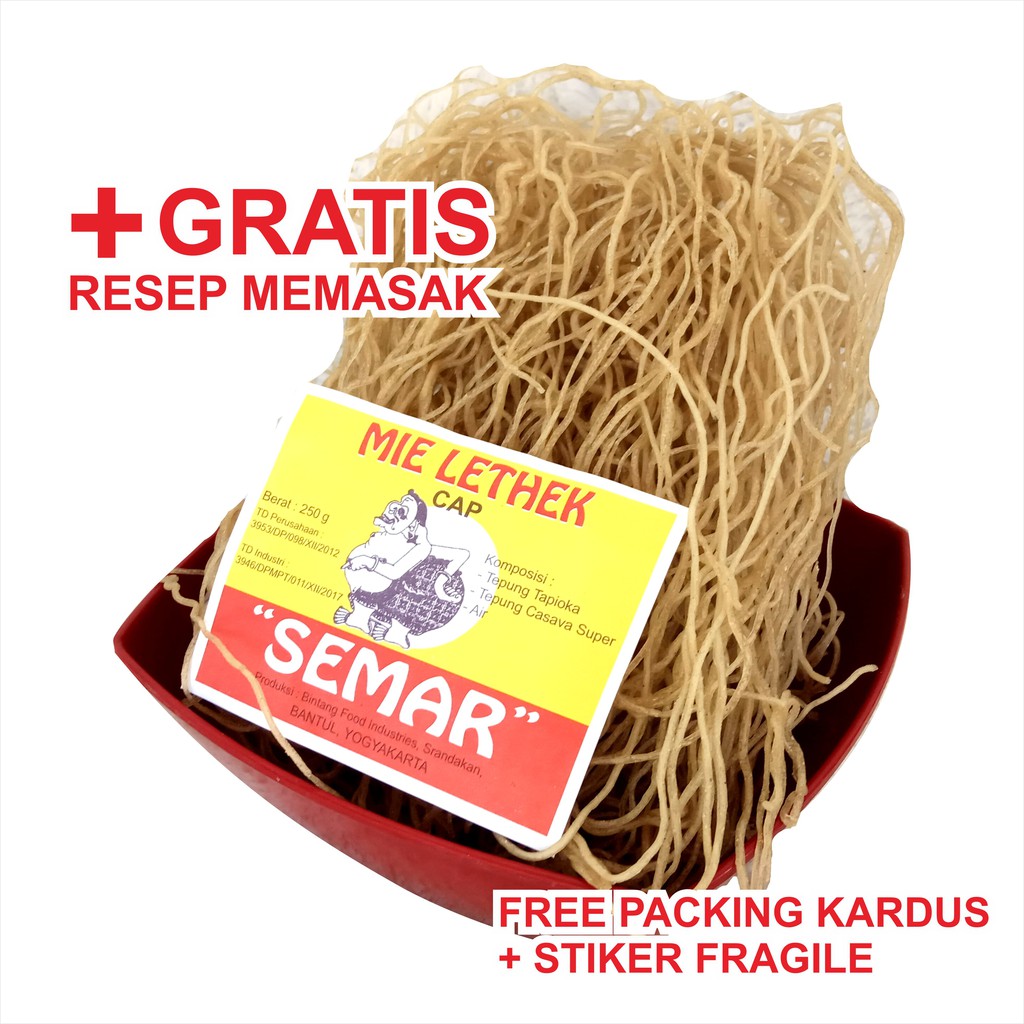 

Mie lethek bendo 250gr bakmi jawa khas jogja bihun organik mi letek cap semar asli srandakan bantul