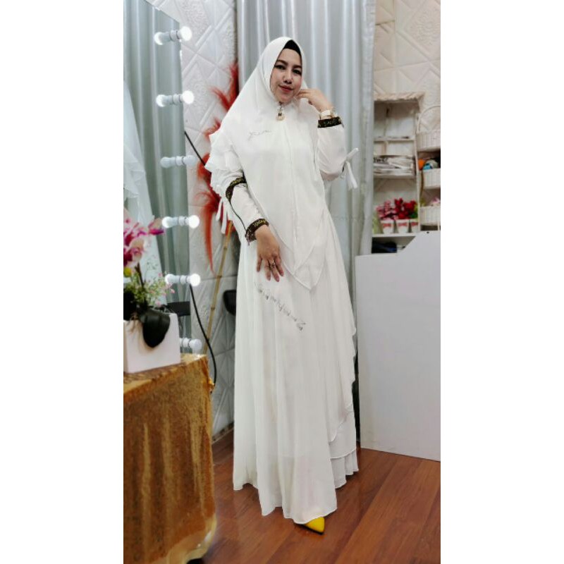 THANTCHY SYARI BY YODIZEIN( siap kirim putih )