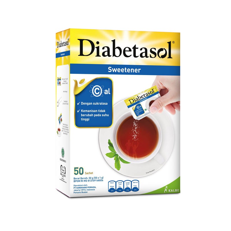 

DIABETASOL SWEETENER 50X1gr