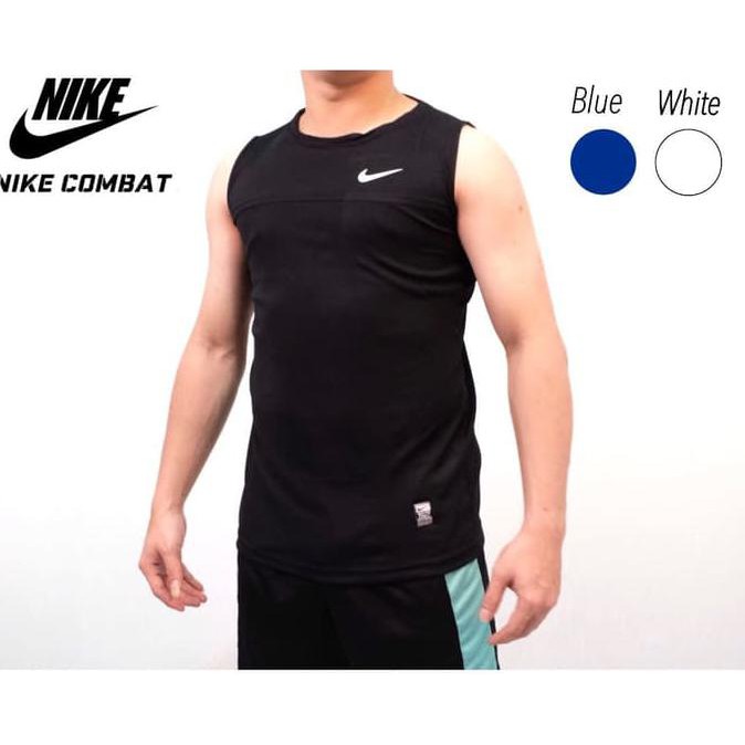 SINGLET BASELAYER BAJU GYM FITNESS NIKE COMBAT "HARGA PROMO"
