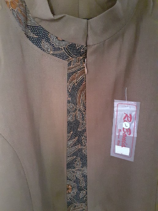 Gamis Pemda Tua Lis Batik/gamis Pns/gamis Guru/gamis Kheki