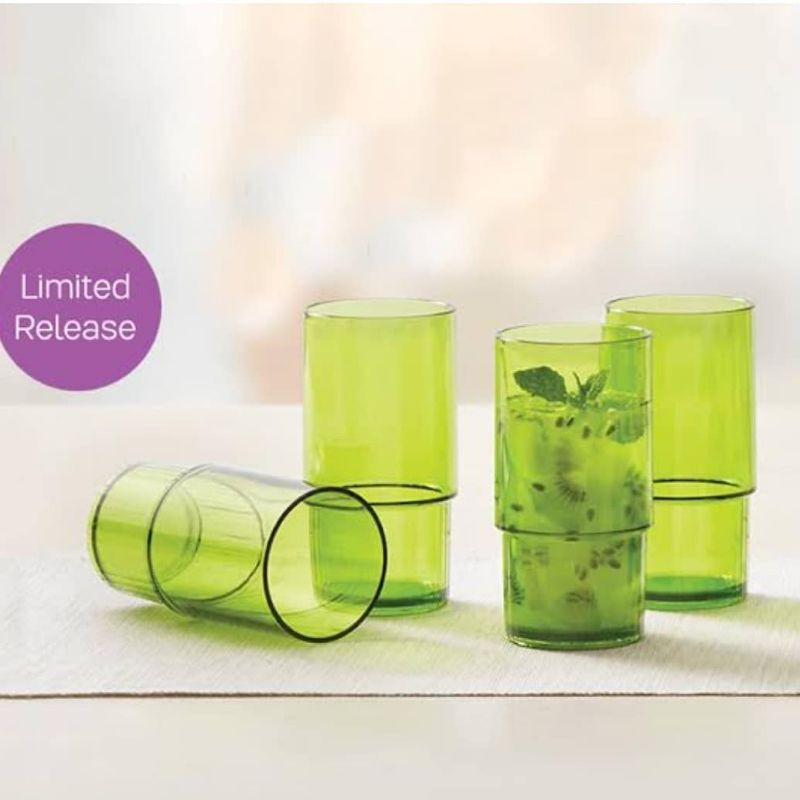 Gelas Tupperware Mika Hijau (1pcs)