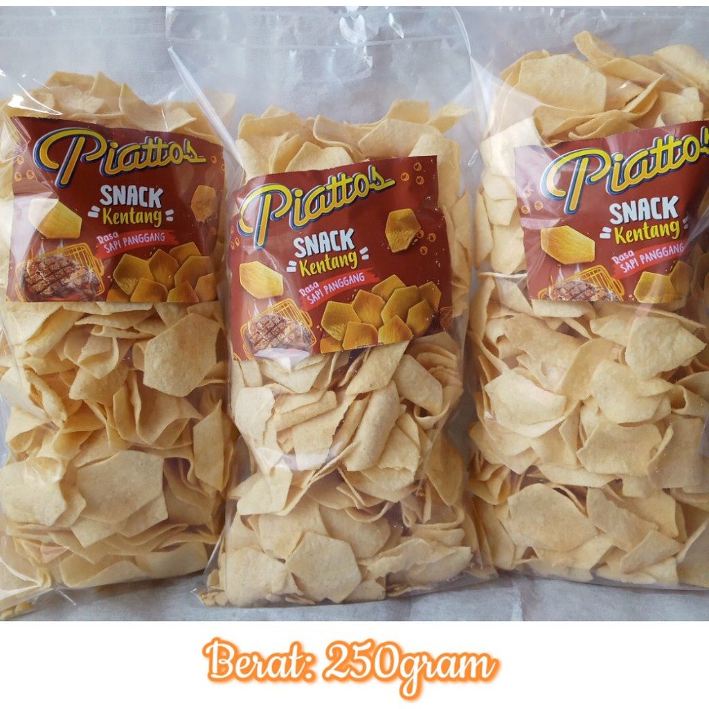 

Snack Branded Piatoss Sapi Panggang - (250 gram)