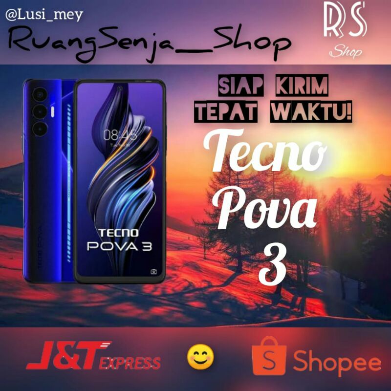 Tecno Pova 3 Led Gaming 6+5 GB NFC 128/New