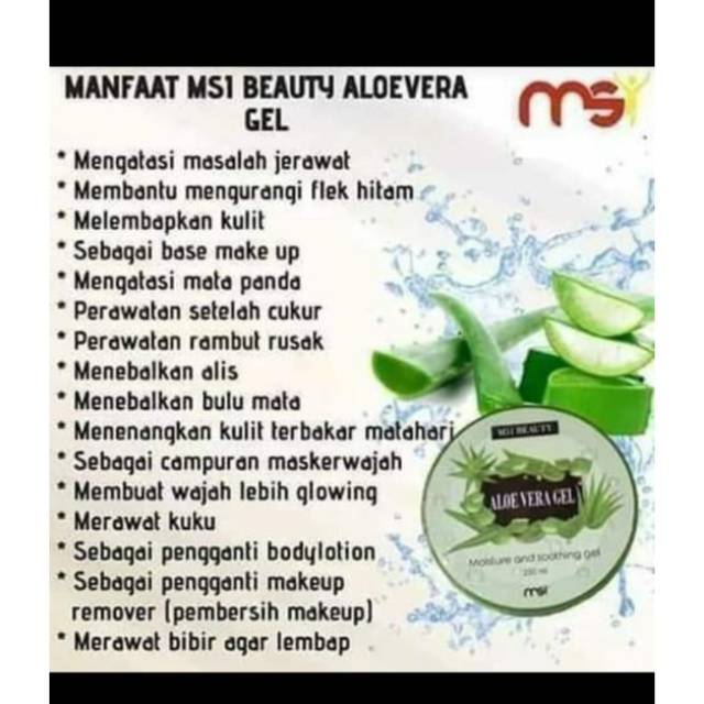 ALOE VERA GEL MSI produk original