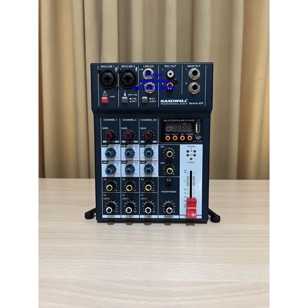 MIXER AUDIO 4 CHANNEL BLUETOOTH SOUND CARD USB HARDWELL MINIMIX 400