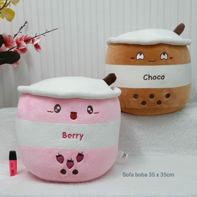 Boneka Boba Sofa Size 35x35cm/Boneka Boba Besar jumbo