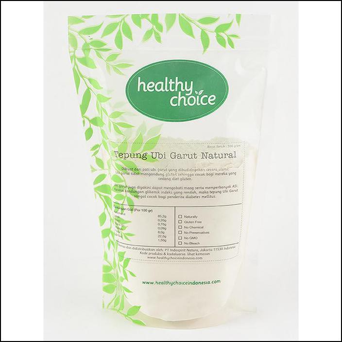 

HEALTHY CHOICE TEPUNG UBI GARUT NATURAL 500 GR