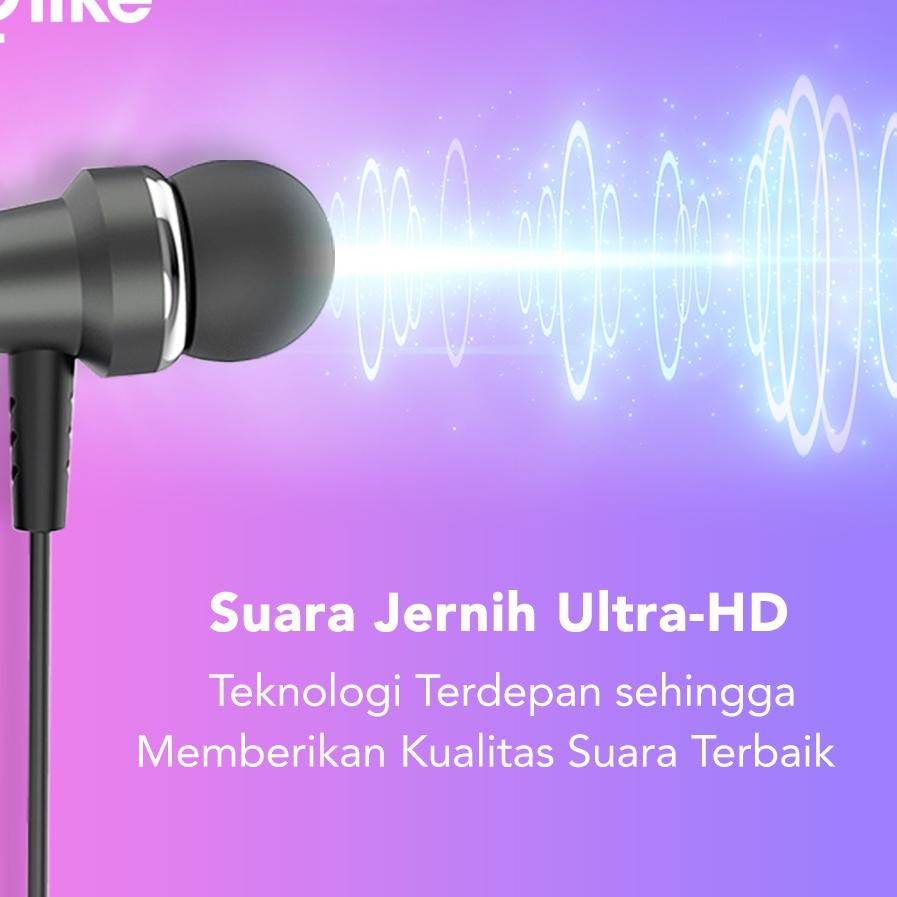 (SIAP KIRIM..) Olike Wired Earphone Headset In Ear HD Audio Headphone Handsfree Garansi Resmi 6 Bula